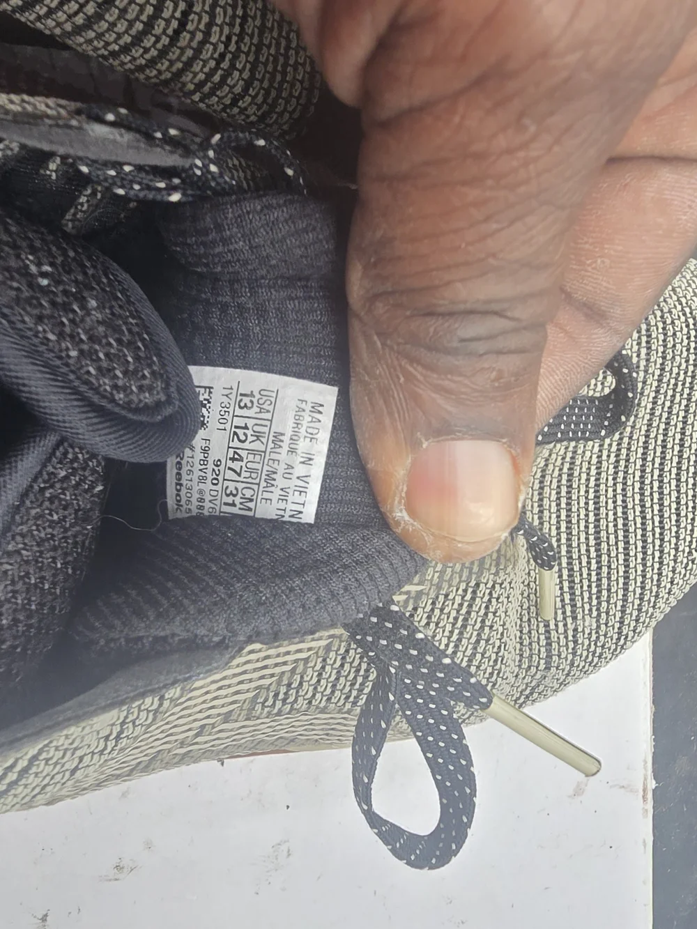 Reebok breathable knit